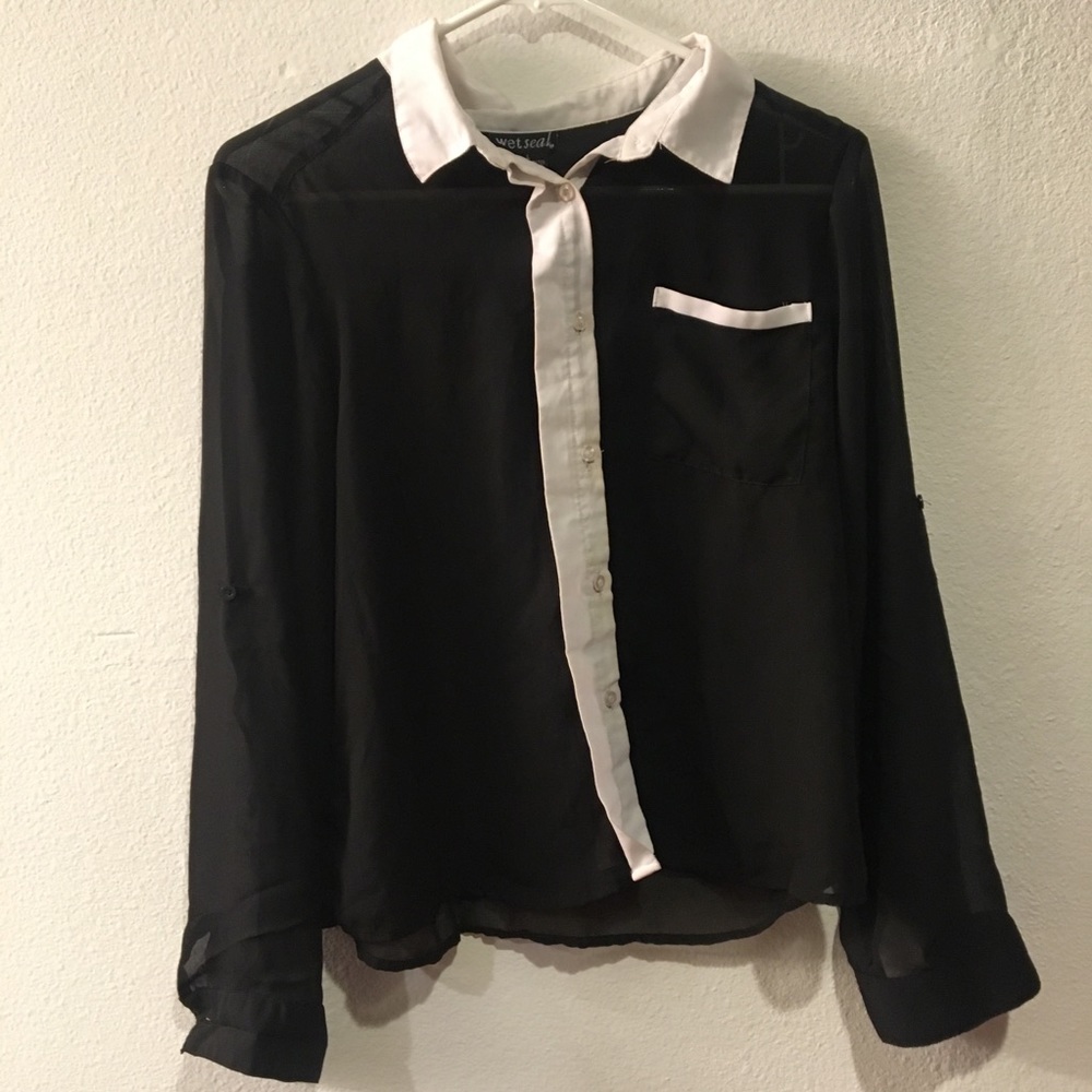 Black Button Up